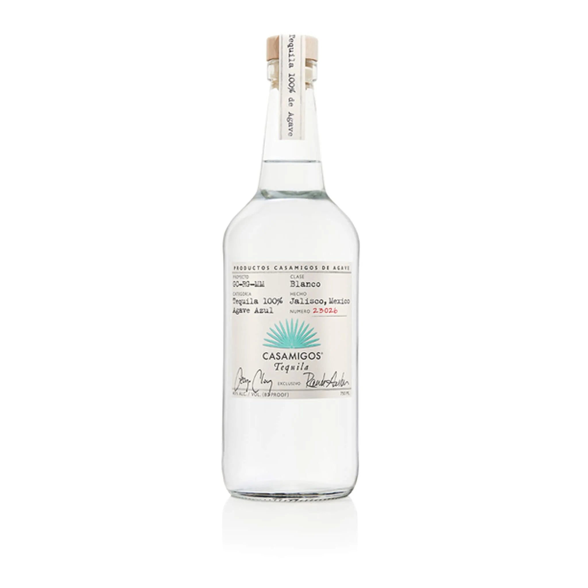 bottle of casamigos blanco