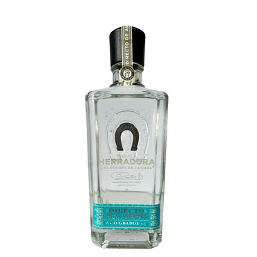 Herradura Directo de Alambique tequila bottle isolated on white background